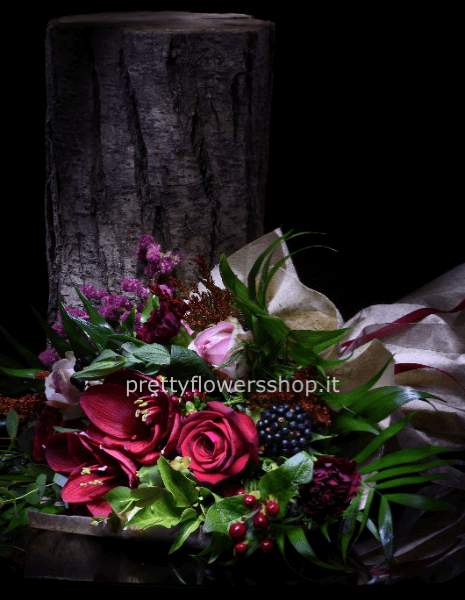 bouquet rosso elegant